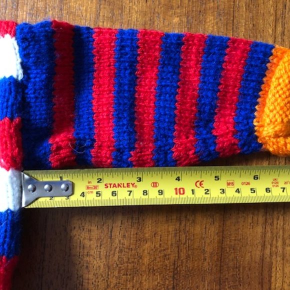 Cozy Stripey Pullover - Hand Knit - Picture 5 of 5